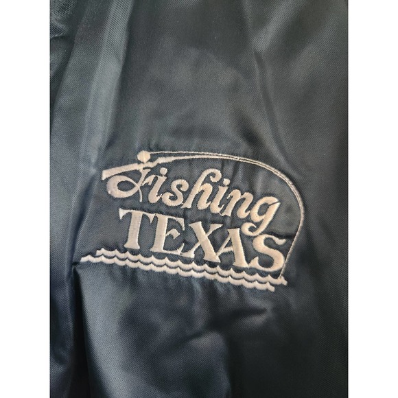 Vintage Lee Western 90s "Fishing Texas" Bomber size 42 (L) - Picture 2 of 11